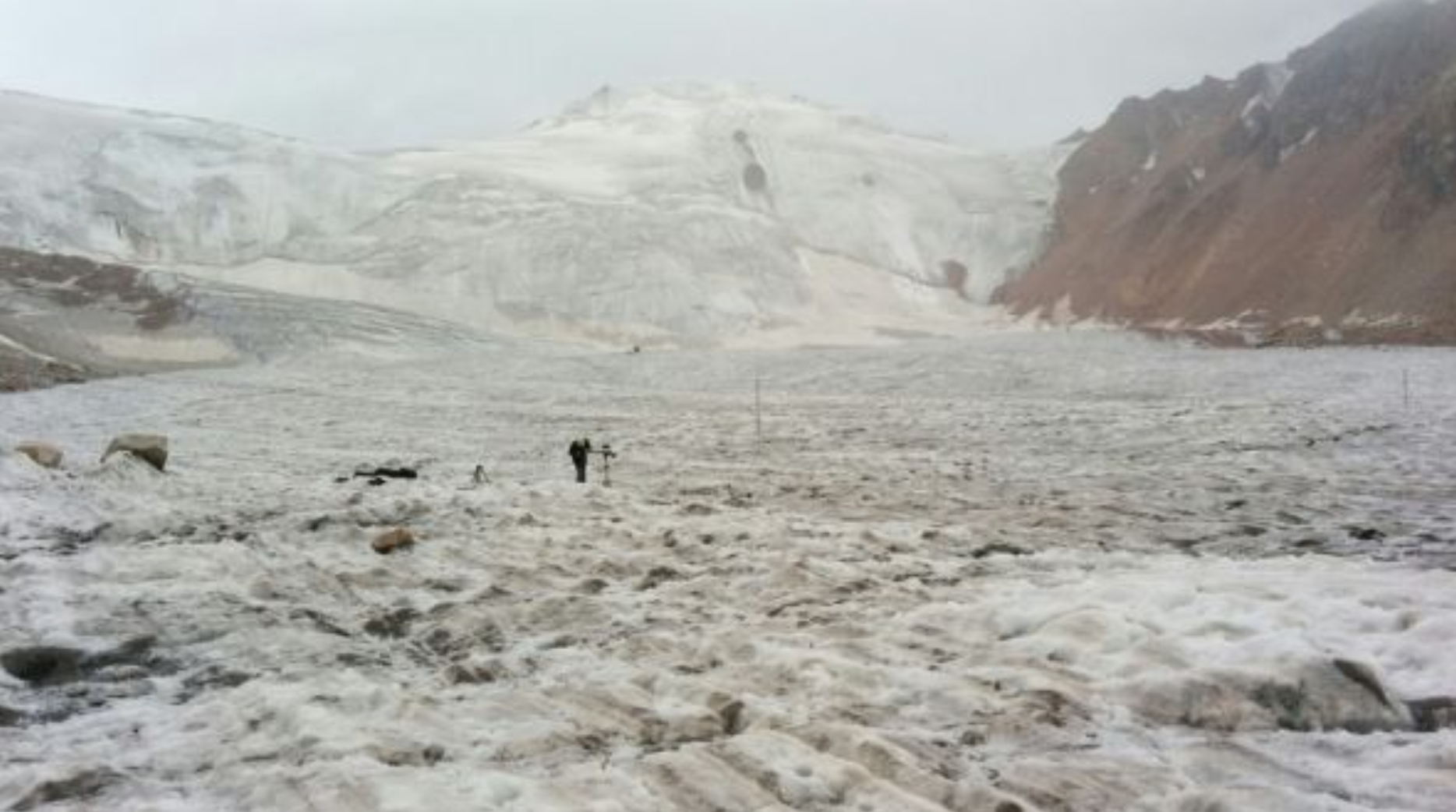 The Woman and the Glacier